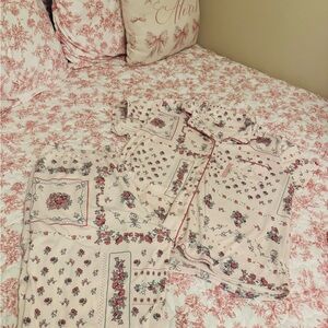 Ashley Lauren-floral bow print pajama set